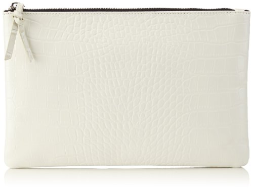 PIECES DAGNA Clutch Box 17051876 Damen Clutches 31x21x2 cm (B x H x T), Weiß (White) von PIECES