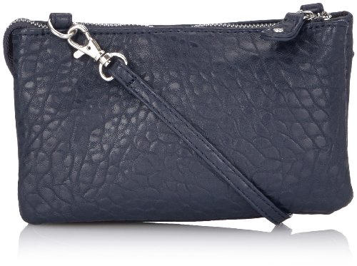 PIECES DAGNA Cross Over Bag 17051603, Damen Umhängetaschen, Blau (Midnight Blue), 20x12x4 cm (B x H x T) von PIECES