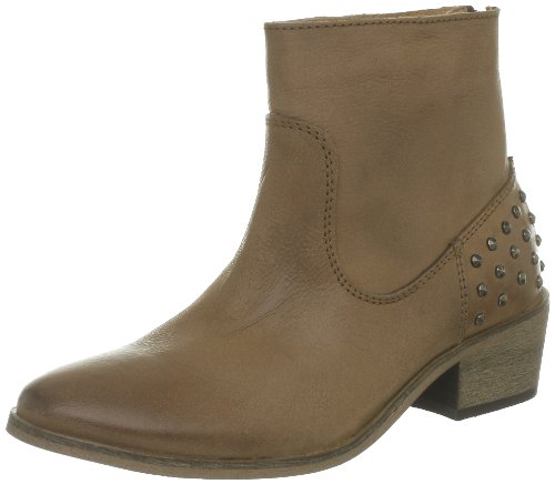 PIECES DITTE LEATHER BOOT - COGNAC 17045291, Damen Bootschuhe, Braun (COGNAC.), EU 40 von PIECES