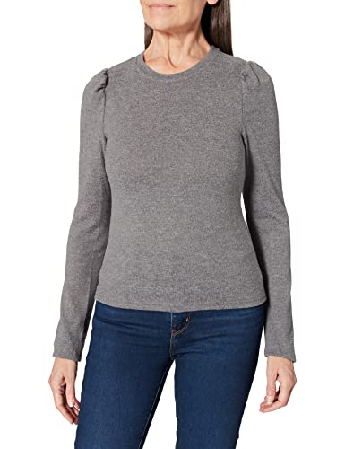 PIECES Damen 17115152, Medium Grey Melange, M von PIECES