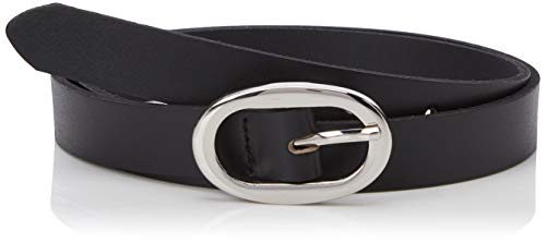 PIECES Damen Pcana Leather Jeans Belt Noos Gürtel, Schwarz (Black Black), 85 EU von PIECES