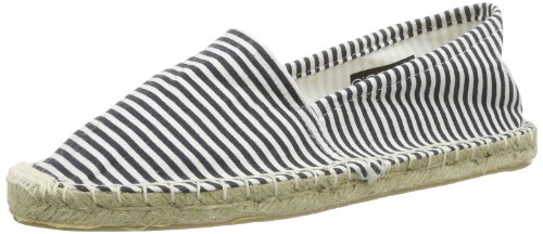 PIECES Damen HAISHA Espadrillos DK Espadrilles, Blau (Dark Blue Stripe 19-4035 TCX) von PIECES