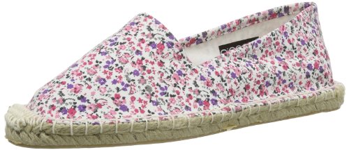 PIECES Damen HAISHA Espadrillos Flower Espadrilles, Beige (Nude 12-0911 TCX) von PIECES