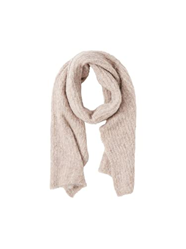 PIECES Damen Pcbera Wool Long Scarf Noos, Silver Mink, Einheitsgröße von PIECES
