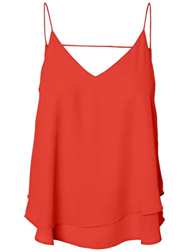 PIECES Damen Pcbodil Slip Top Noos Tr gershirt Cami Shirt, Grenadine, S EU von PIECES