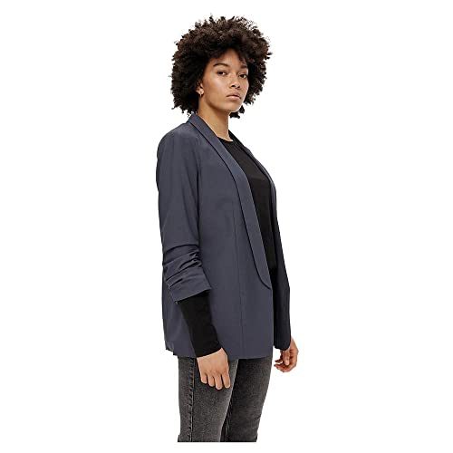 PIECES Damen Pcboss Noos 3/4 Blazer, Ombre Blue,M PIECES Damen Pcboss Noos 3/4 Blazer, Ombre Blue,M von PIECES