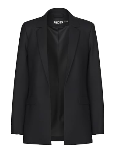 PIECES Damen Pcbossy Ls Loose Blazer Noos, Schwarz, M PIECES Damen Pcbossy Ls Loose Blazer Noos, Schwarz, M von PIECES