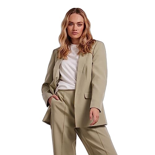 PIECES Damen Pcbozzy Ls Loose Blazer Noos Bc Klassischer Blazer, Tea ,XS PIECES Damen Pcbozzy Ls Loose Blazer Noos Bc Klassischer Blazer, Tea ,XS von PIECES