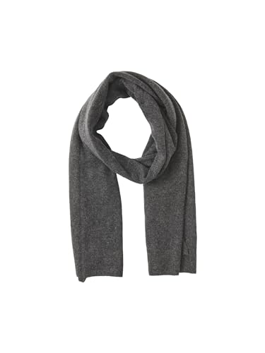 PIECES Damen Pcdebbie Wool Long Scarf Noos Bc, Dark Grey Melange, Einheitsgröße von PIECES