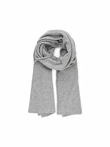 PIECES Damen Pcdebbie Wool Long Scarf Noos Bc, Light Grey Melange, Einheitsgröße von PIECES