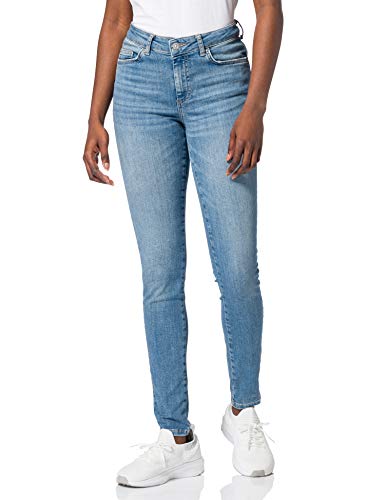 PIECES Damen Pcdelly Skn Mw Lb124-ba/Noos Bc, Light Blue Denim, XS / 30L von PIECES