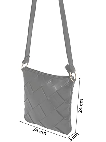 PIECES Damen Pcfusi Crossbody Bag D2d, Schwarz, Einheitsgröße von PIECES