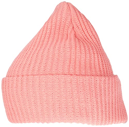 PIECES Damen PCHEXO Hood NOOS BC Strickmütze, Strawberry Pink, ONE Size von PIECES