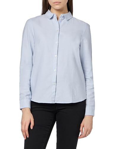 PIECES Damen Pcirena Ls Oxford Shirt Noos Bc, Kentucky Blue, S von PIECES