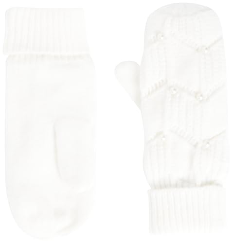 PIECES Damen PCJAZMIN Mittens BC Fäustlinge, Cloud Dancer, ONE Size PIECES Damen PCJAZMIN Mittens BC Fäustlinge, Cloud Dancer, ONE Size von PIECES