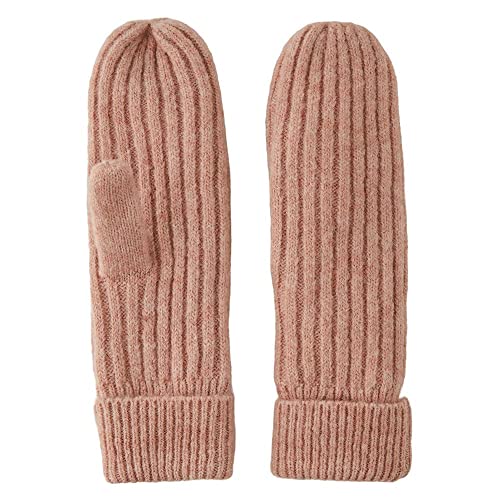 PIECES Damen Pcjeslin Wool Mittens Noos Bc, Rose Cloud, Einheitsgröße PIECES Damen Pcjeslin Wool Mittens Noos Bc, Rose Cloud, Einheitsgröße von PIECES