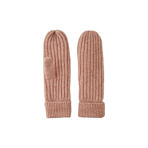 PIECES Damen Pcjeslin Wool Mittens Noos Bc, Rose Cloud, Einheitsgröße von PIECES