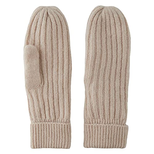 PIECES Damen Pcjeslin Wool Mittens Noos Bc, Whitecap Gray, Einheitsgröße PIECES Damen Pcjeslin Wool Mittens Noos Bc, Whitecap Gray, Einheitsgröße von PIECES