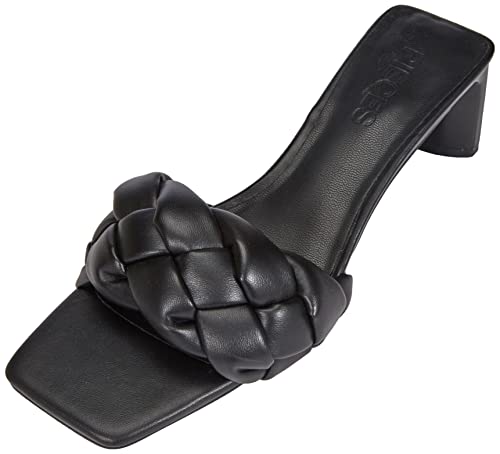 PIECES Damen Pcjessie Sandal, Schwarz, 37 EU von PIECES