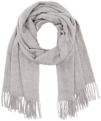 PIECES Damen Schal Pckial New Long Scarf Noos Bc Grau Light Grey Melange Einheitsgröße von PIECES