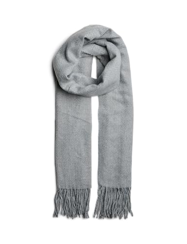 PIECES Damen Schal Pckial New Long Scarf Noos Bc Grau Light Grey Melange Einheitsgröße von PIECES