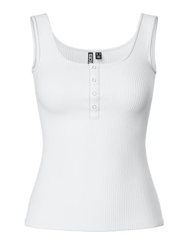 PIECES Damen Pckitte Tank Noos Top, Bright White, XS EU von PIECES