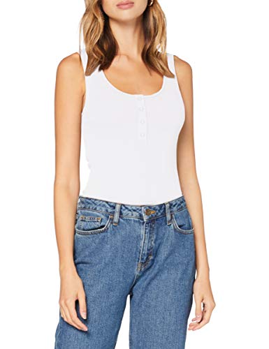 PIECES Damen Pckitte Tank Noos Top, Bright White, XS EU von PIECES