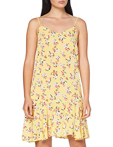 Pieces Damen PCNYA Slip Dress PB Kleid, Lemon Drop, S von PIECES