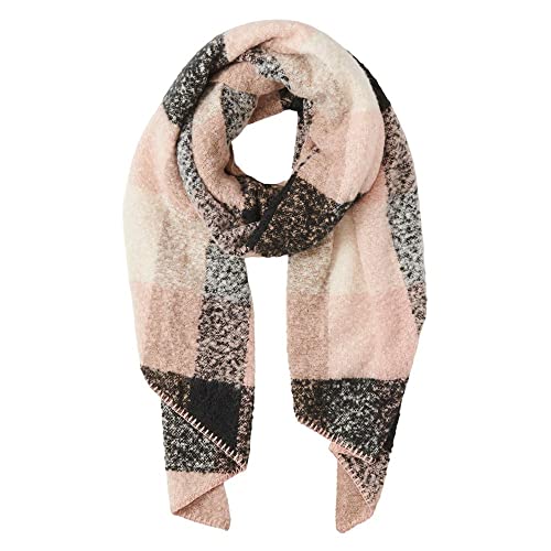 PIECES Damen Pcpyron Checked Long Scarf Noos Bc Schal, Rose Cloud, Einheitsgröße EU von PIECES