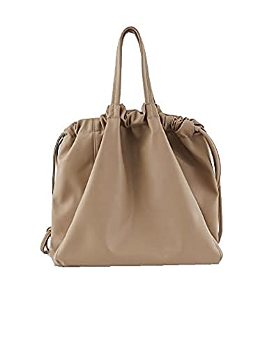 Pieces Damen PCTALLI Backpack Handtasche, Warm Taupe von PIECES