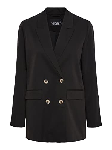Pieces Damen Pcthelma Oversize Noos Blazer, Schwarz, M EU Pieces Damen Pcthelma Oversize Noos Blazer, Schwarz, M EU von PIECES