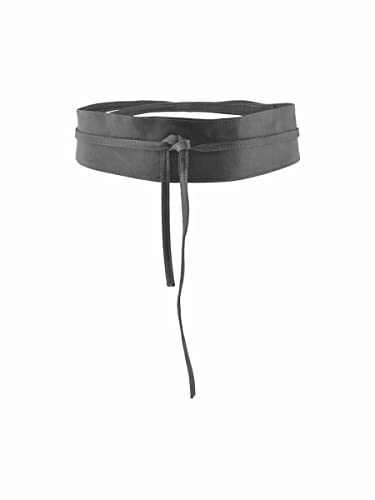 PIECES Damen Pcvibs Leather Tie Waist Belt Noos, Castlerock, 75 von PIECES