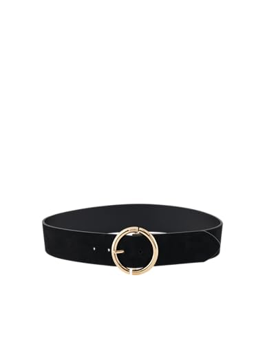 PIECES Damen Pcamailie Suede Waist Belt G rtel, Schwarz, 80 EU von PIECES