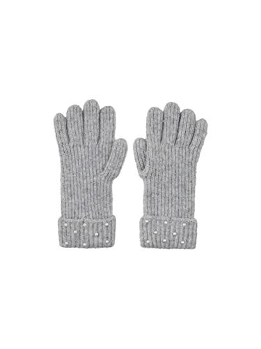 PIECES Damen Pcamelie Gloves Bc, Light Grey Melange, Einheitsgröße von PIECES