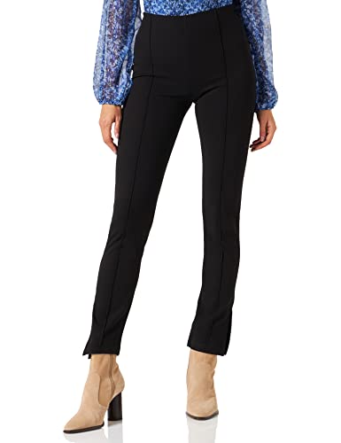 PIECES Damen Pcatilly Hw Pants, Schwarz, S von PIECES