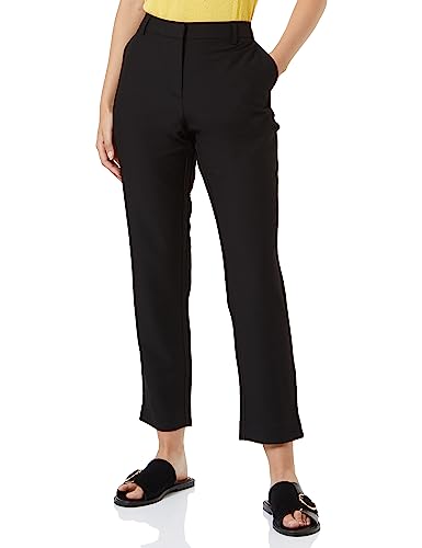 PIECES Damen Pcbosella Mw Ankle Slit Pant Noos Cp, Schwarz, M von PIECES