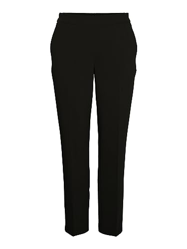 PIECES Damen Pcboss Mw Ankle Pants Noos, Schwarz, L von PIECES