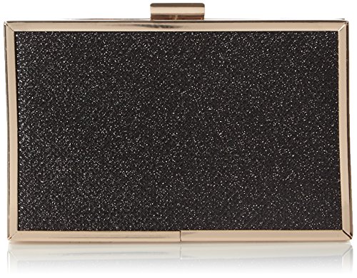 PIECES Damen Pcdominique Hard Case Clutch Schwarz (Black) von PIECES