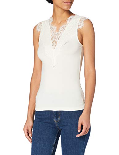 PIECES Damen Pcilu Sl Noos Top, Whitecap Gray, L EU von PIECES