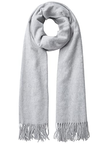 PIECES Damen Pcjira Scarf Noos Schal, Light Grey Melange, Einheitsgröße von PIECES