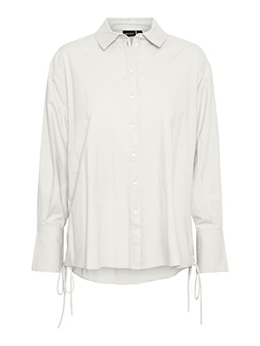 PIECES Damen Pckayce Ls Shirt Bc, Cloud Dancer, XL von PIECES