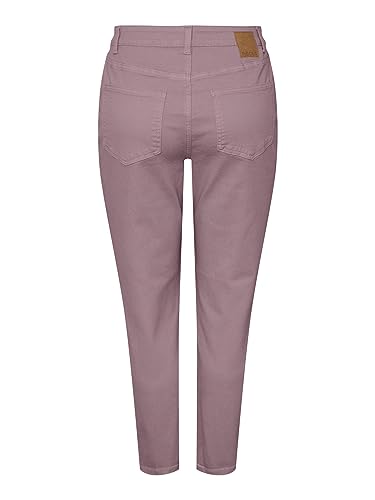 PIECES Damen Pckesia Mom Hw Ank Jns Colour Noos Bc Hose, Woodrose, XS EU PIECES Damen Pckesia Mom Hw Ank Jns Colour Noos Bc Hose, Woodrose, XS EU von PIECES