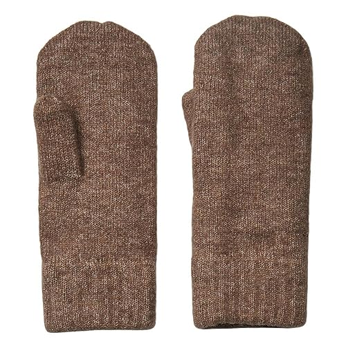 PIECES Damen Pcnella Mittens Noos Bc, Fossil, Einheitsgröße von PIECES