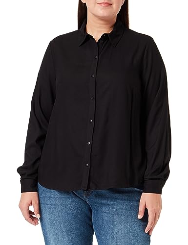 PIECES Damen Pcnova Ls Shirt Noos Bc Qx, Schwarz, 44 Große Größen von PIECES