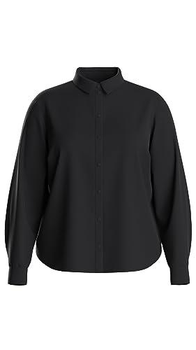 PIECES Damen Pcnova Ls Shirt Noos Bc Qx, Schwarz, 48 Große Größen von PIECES