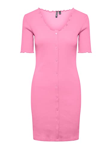 PIECES Damen Pcnukisa Dress Noos Bc Minikleid, Begonia Pink, M EU von PIECES