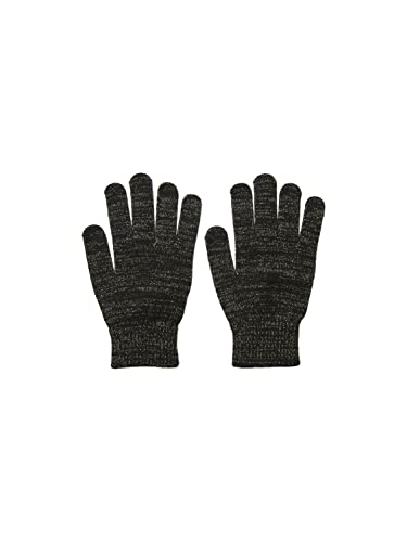 PIECES Damen Pcrubi Smart Gloves, Black/AOP:GOLD LUREX, Einheitsgröße von PIECES