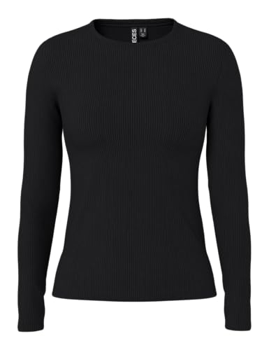 PIECES Damen T-Shirt,Schwarz,M von PIECES
