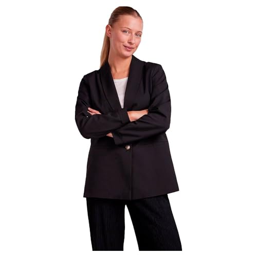 PIECES Damen Pcsize Ls Loose Blazer D2d, Schwarz, XS von PIECES