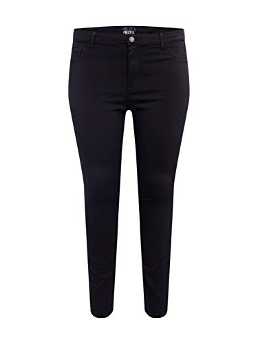 PIECES Damen Pcskin Wear Mw Jeggings/Noos Qx Bc, Schwarz, 50 Große Größen PIECES Damen Pcskin Wear Mw Jeggings/Noos Qx Bc, Schwarz, 50 Große Größen von PIECES